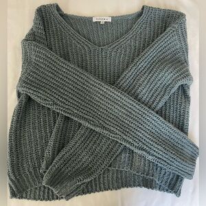 Hooked up knit sweater